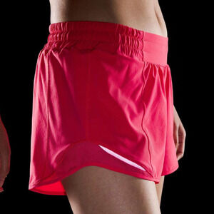 6619 NWT Lululemon Hotty Hot Low-Rise Lined Short 4" Lip Gloss in Sz 14